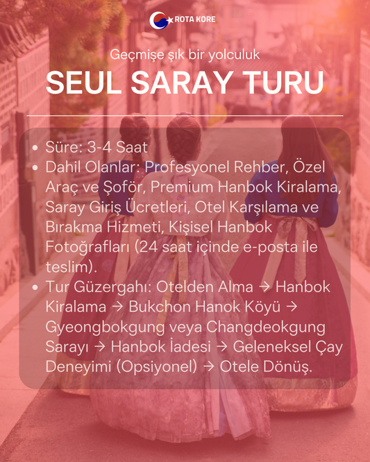 Hanbok ile Seul Saray Turu: Geleneksel Kore Deneyimi