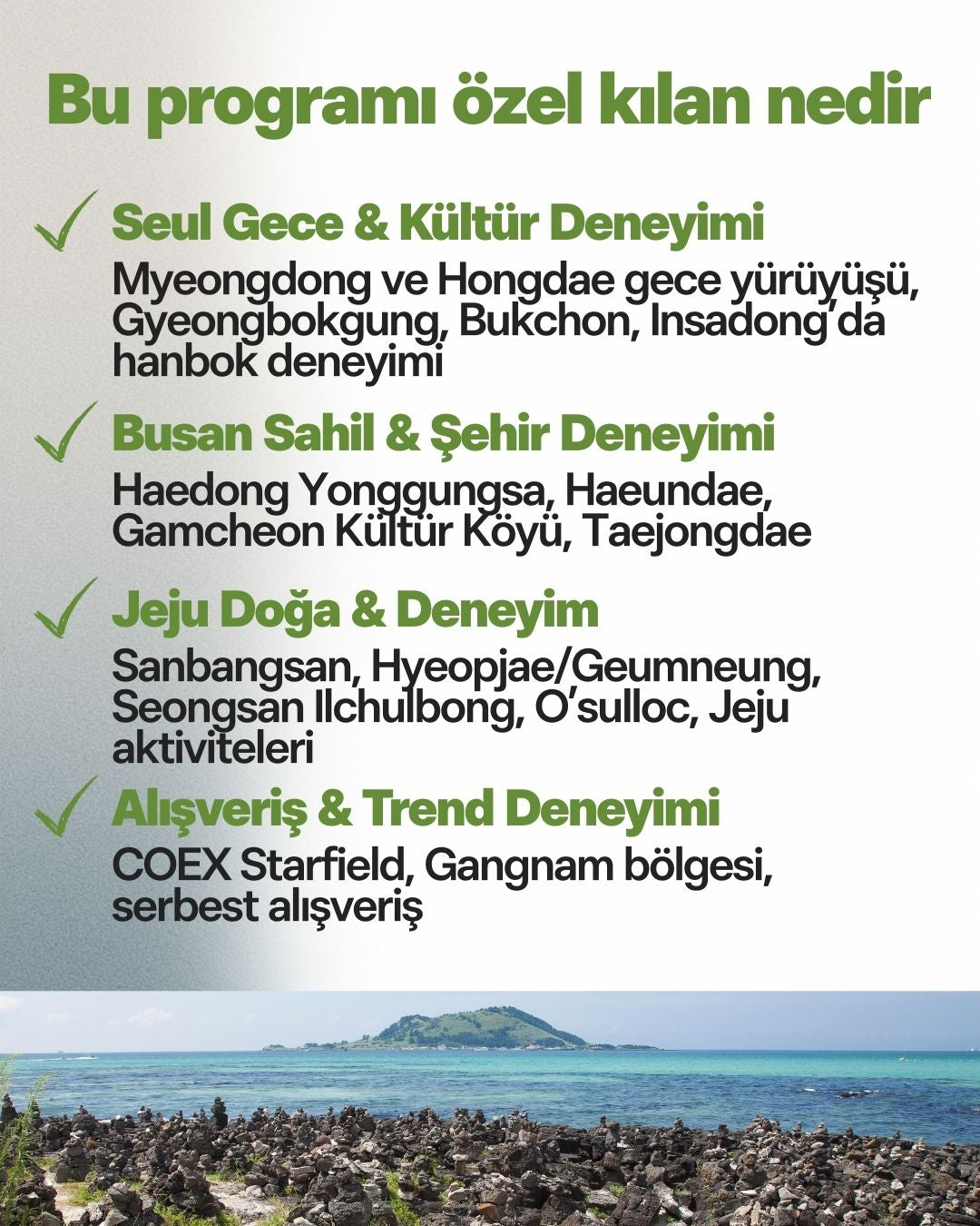 12 Gün 11 Gece – Seul, Busan & Jeju Premium Deneyim Turu