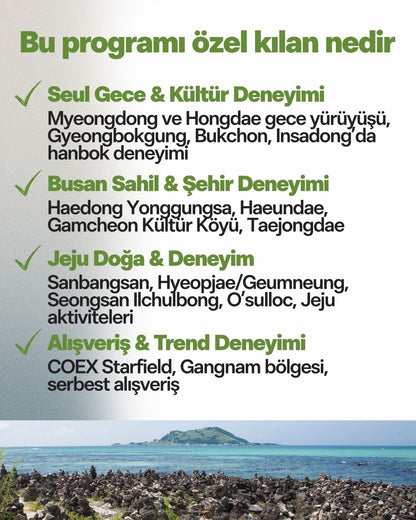 12 Gün 11 Gece – Seul, Busan & Jeju Premium Deneyim Turu