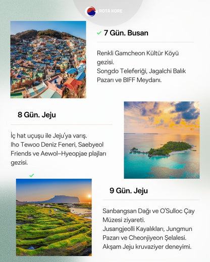 12 Gün 11 Gece – Seul, Busan & Jeju Premium Deneyim Turu