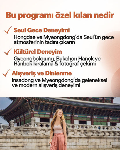 4 Gün 3 Gece Seul Snap Turu