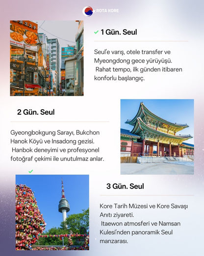 7 Gün 6 Gece – Seul & Gyeonggi Deneyim Turu