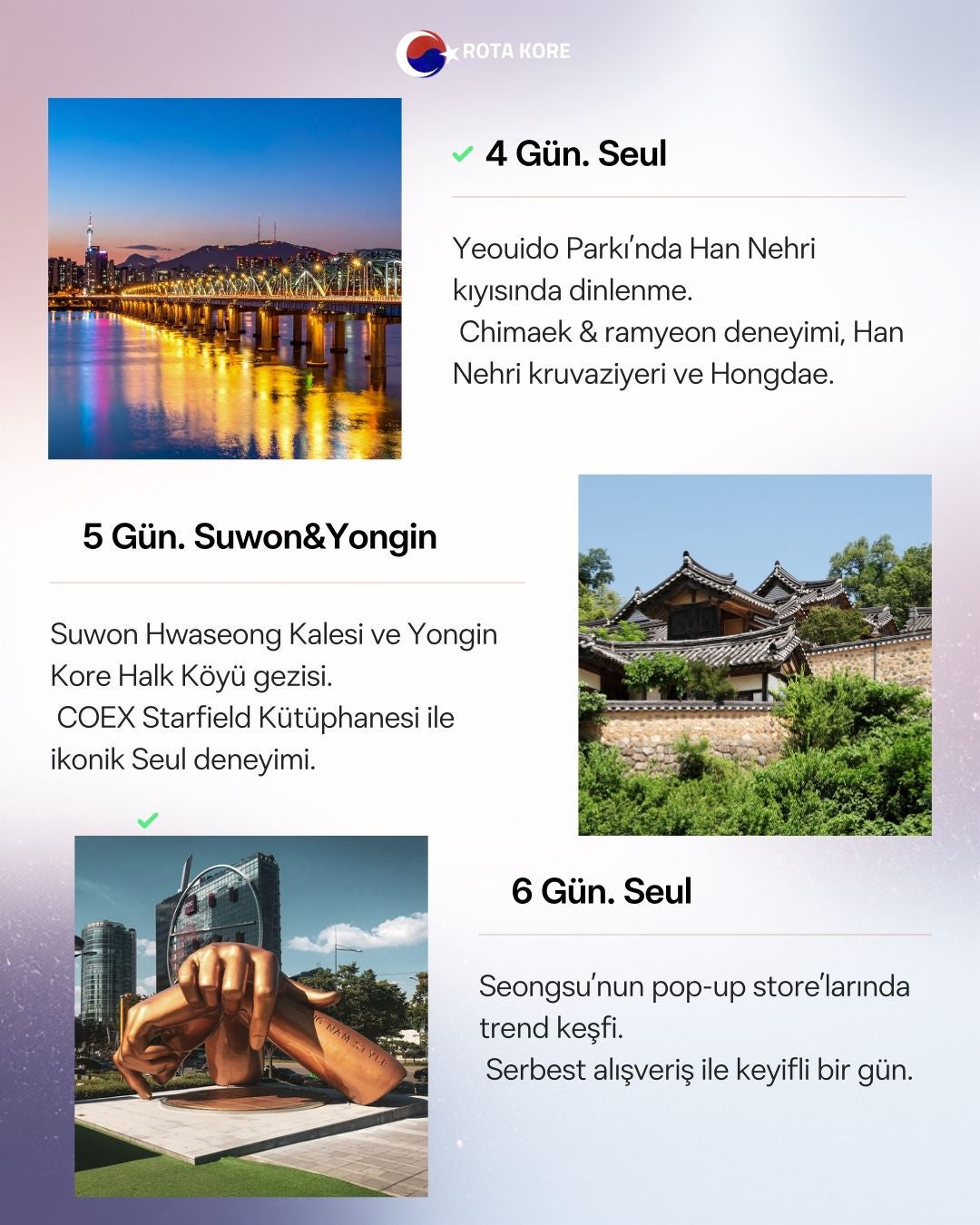 7 Gün 6 Gece – Seul & Gyeonggi Deneyim Turu