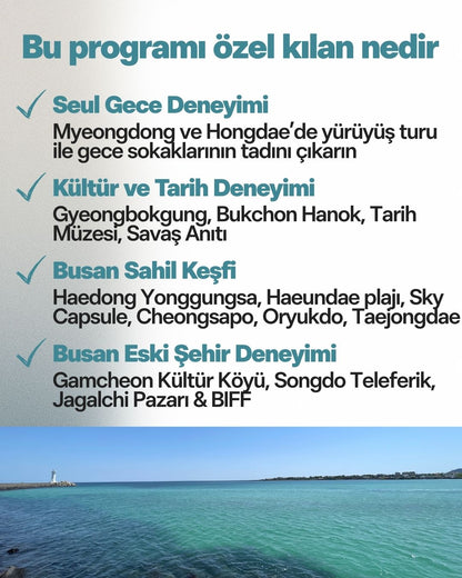 9 Gün 8 Gece – Seul & Busan Deneyim Turu
