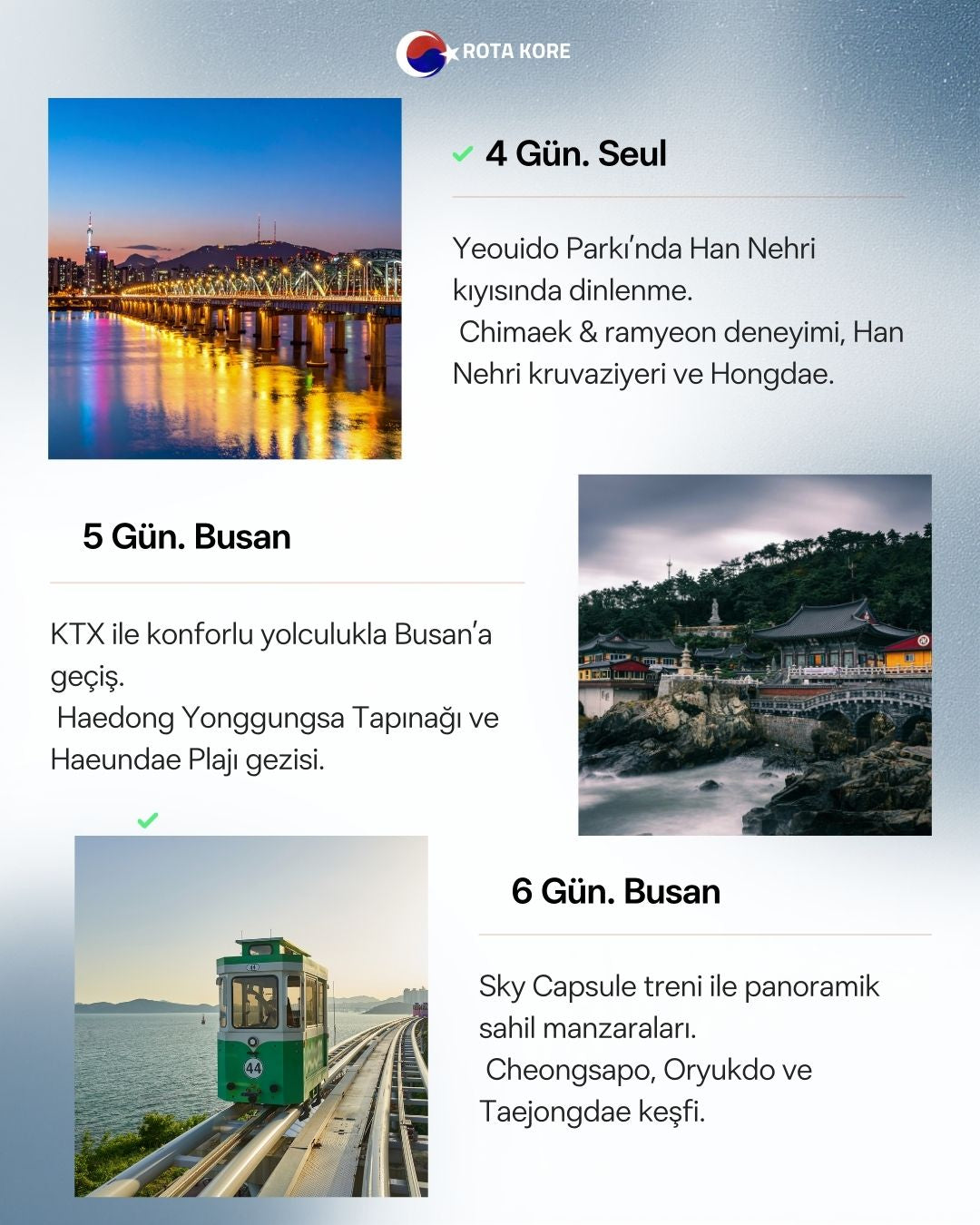 9 Gün 8 Gece – Seul & Busan Deneyim Turu