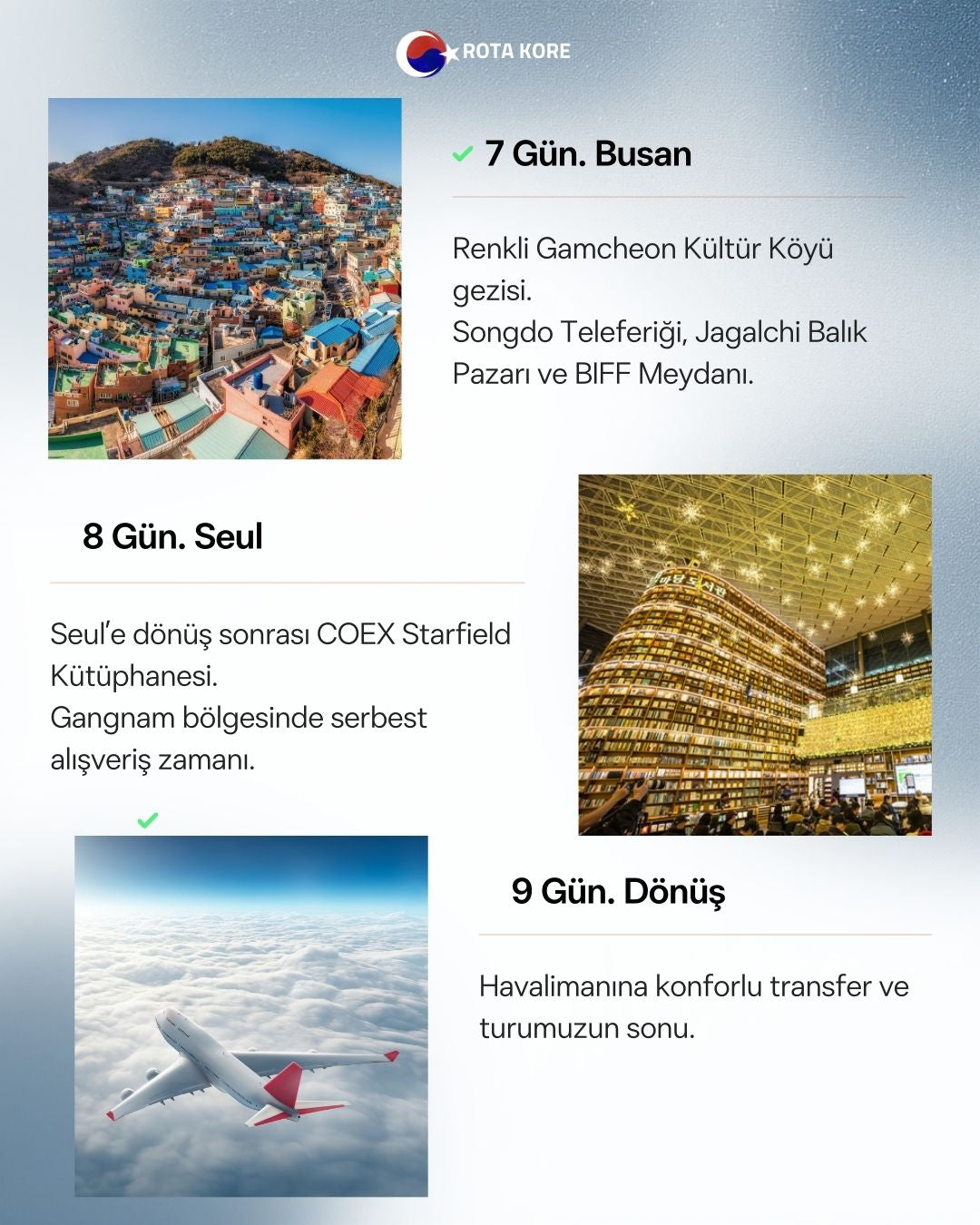 9 Gün 8 Gece – Seul & Busan Deneyim Turu