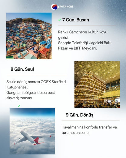9 Gün 8 Gece – Seul & Busan Deneyim Turu