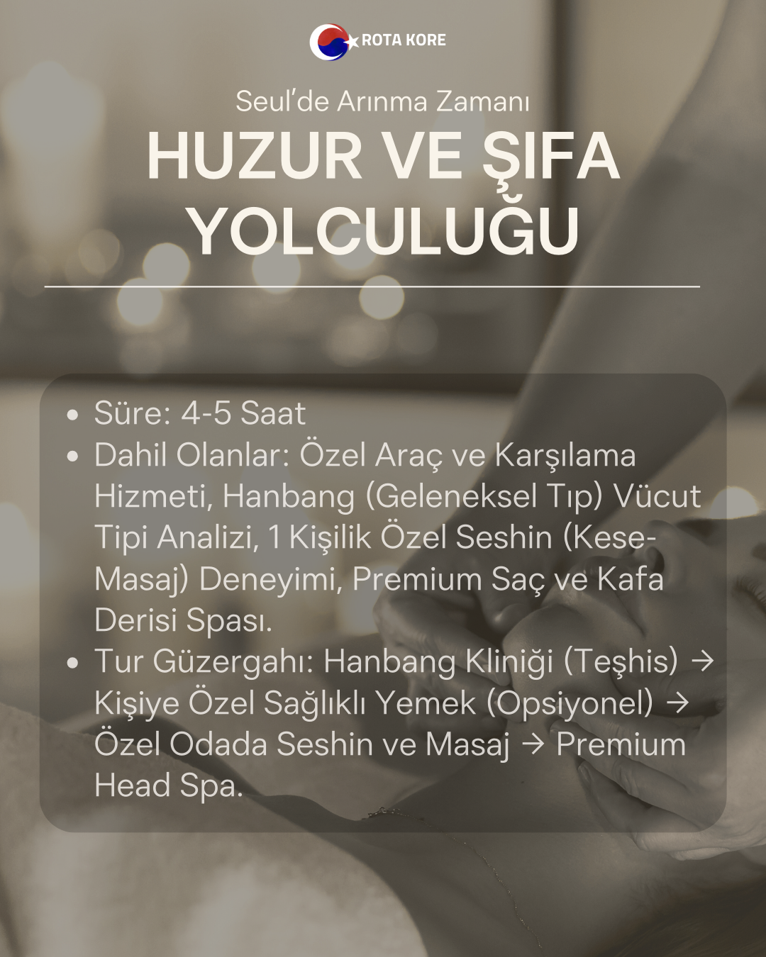 K-Wellness & Arınma – Kore Spa ve Hanbang Turu